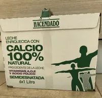 Leche calcio semidesnatada