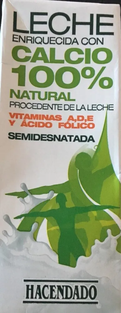 Leche enriquecida con calcio 100% natural semidesnatada