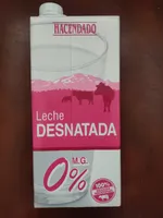 Leche desnatada 0%