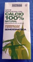 Leche semidesnatada enriquecida con calcio 100% natural