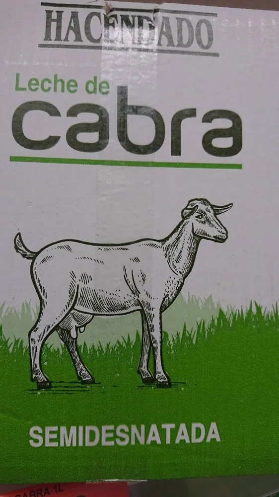 Leche de cabra semidesnatada