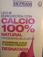 Leche enriquecida con calcio 100% natural