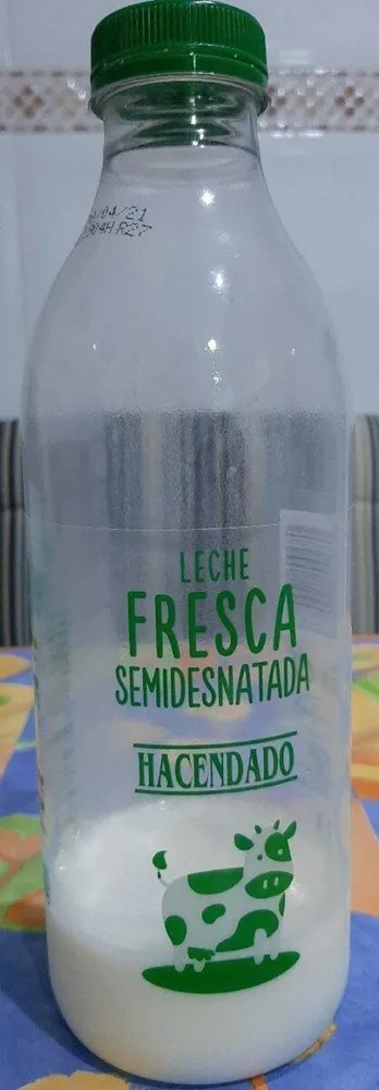 Leche fresca semidesnatada