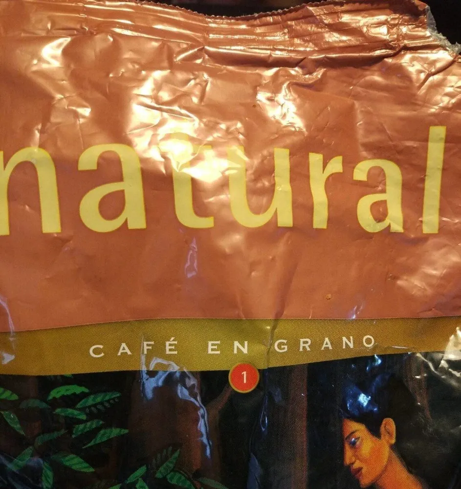 café natural en grano