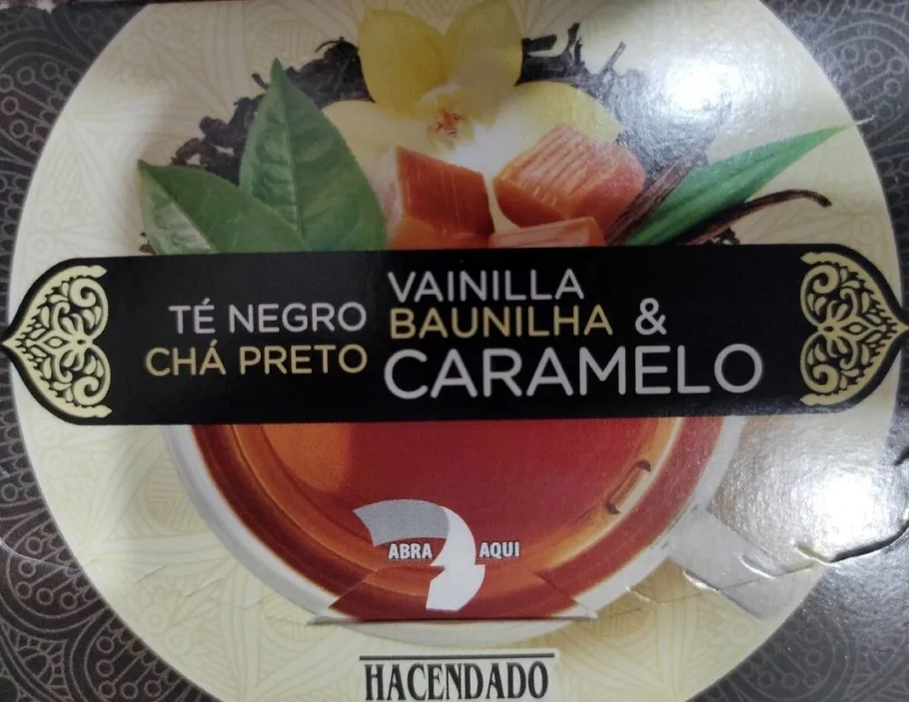 Té negro vainilla & caramelo