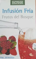 Infusión fría frutos del bosque