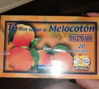 Te con sabor melocoton