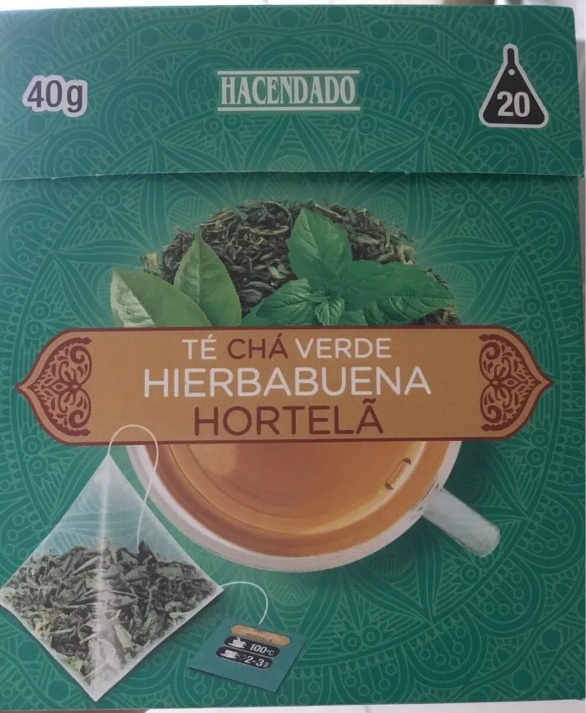 Té verde hierbabuena