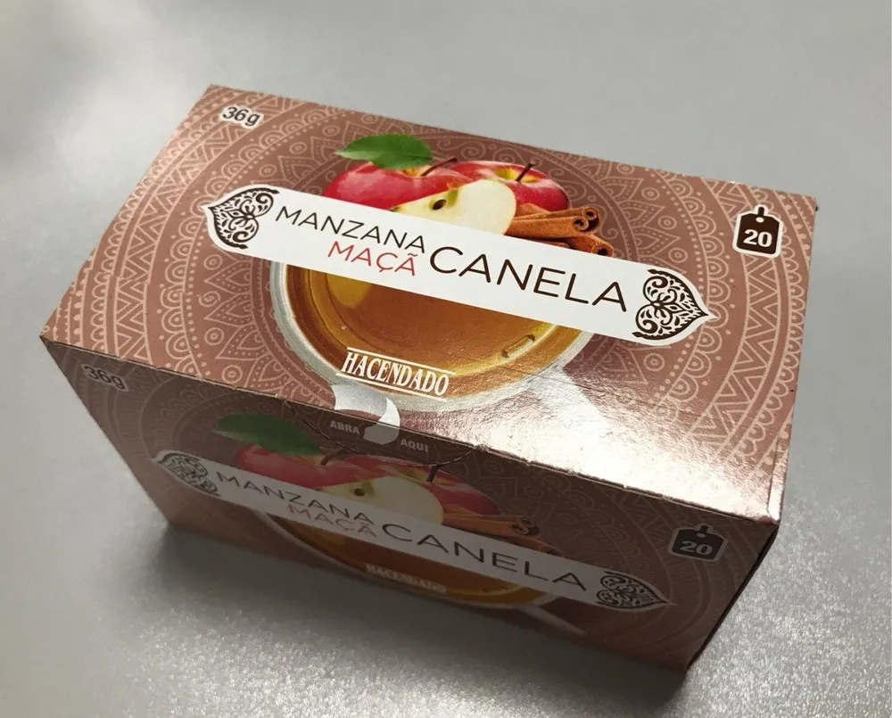 Infusion de plantas aromatizada - Manzana y Canela