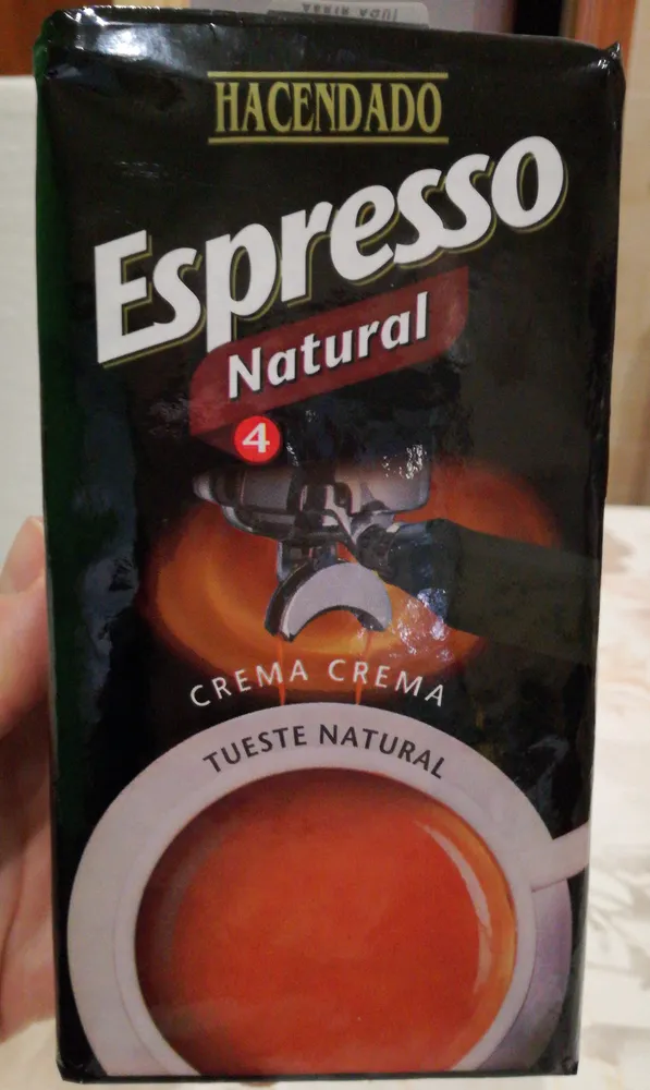 Café espresso natural