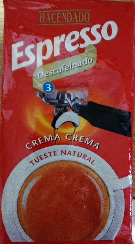 Espresso descafeinado