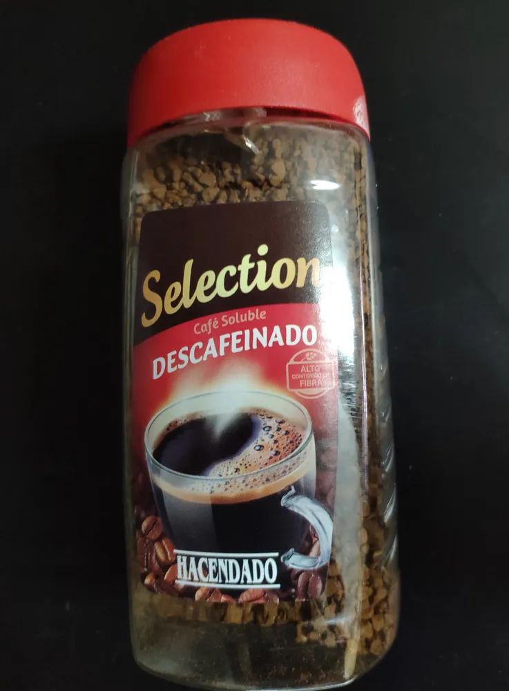 Café soluble descafeinado