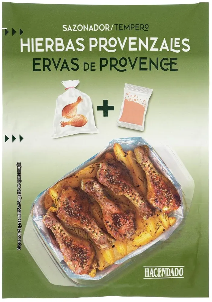 Sazonador hierbas provenzales para pollo y costillas