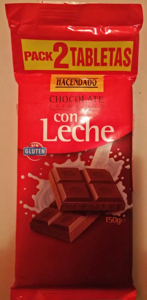 Chocolate extrafino con leche