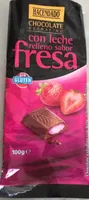 Chocolate con leche relleno sabor fresa