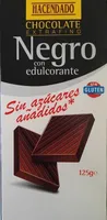 Chocolate negro extrafino con edulcorante
