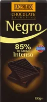 Tableta de chocolate negro 85% cacao