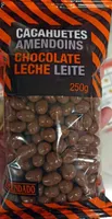 Cacahuetes chocolate con leche