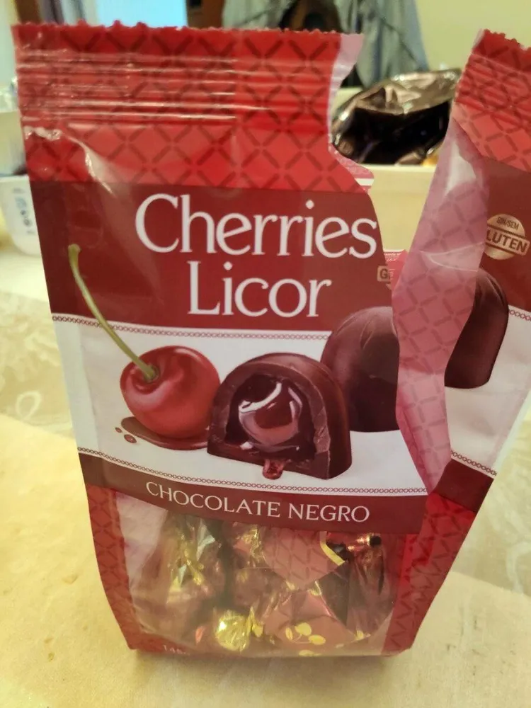 Cherries licor de chocolate negro