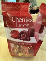 Cherries licor de chocolate negro