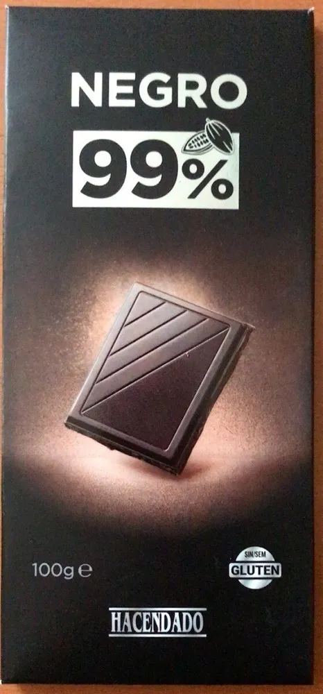 Chocolate negro 99% cacao