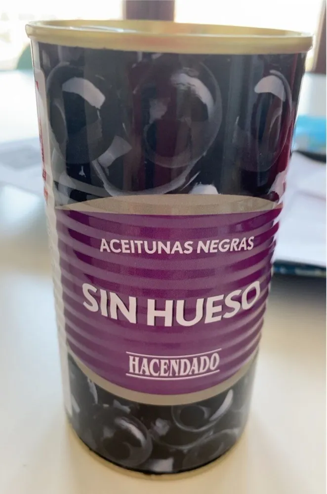 Aceitunas negras sin hueso