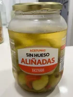 Aceitunas sin hueso aliñadas