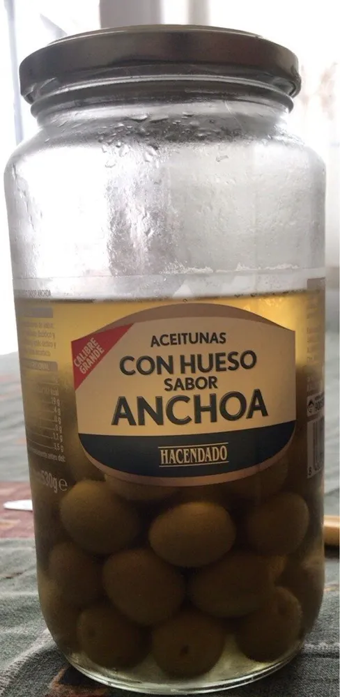Aceitunas con Hueso sabor Anchoa