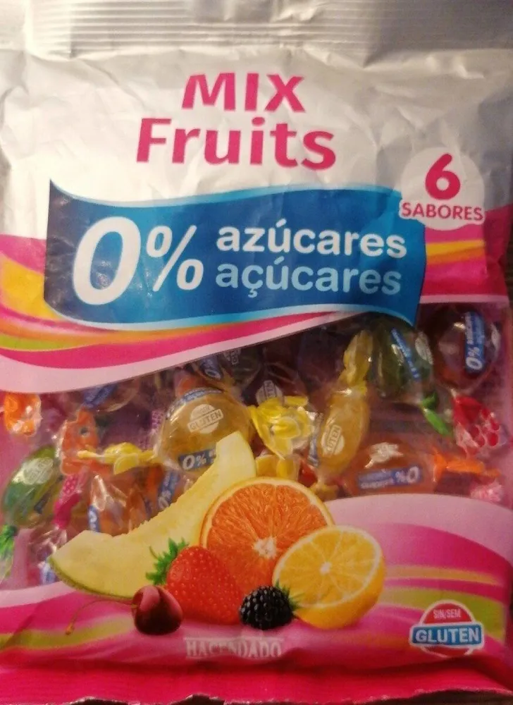 Caramelos Mix Fruits 0% Azúcares