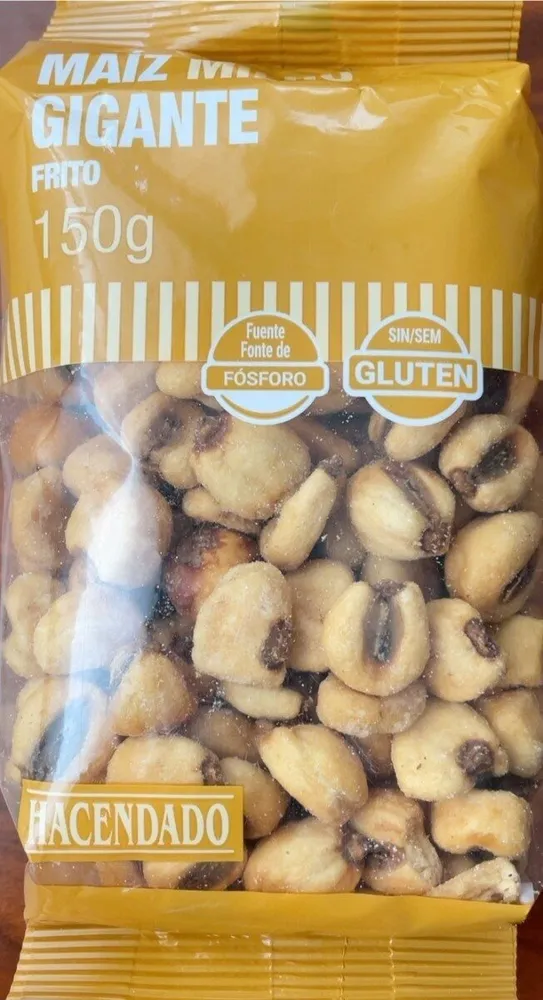 Maíz gigante frito