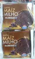 Tortitas de maíz con chocolate negro