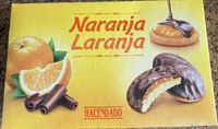 Bizcochos rellenos de naranja