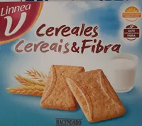 Galleta con cereales y fibra