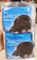 Tortitas de arroz con chocolate