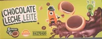 Galleta Rellena De Crema Y Recubierta De Chocolate Con Leche