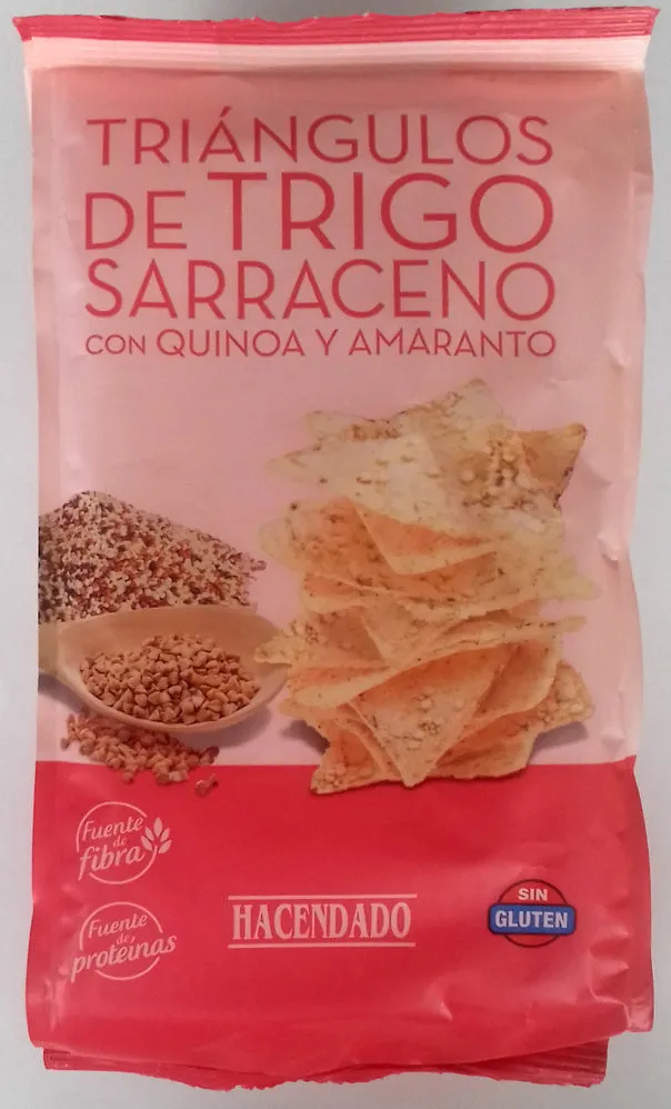 Triángulos de trigo sarraceno