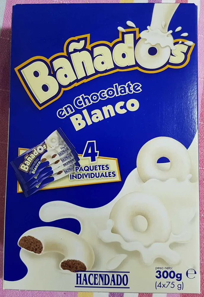 Bañados en chocolate blanco