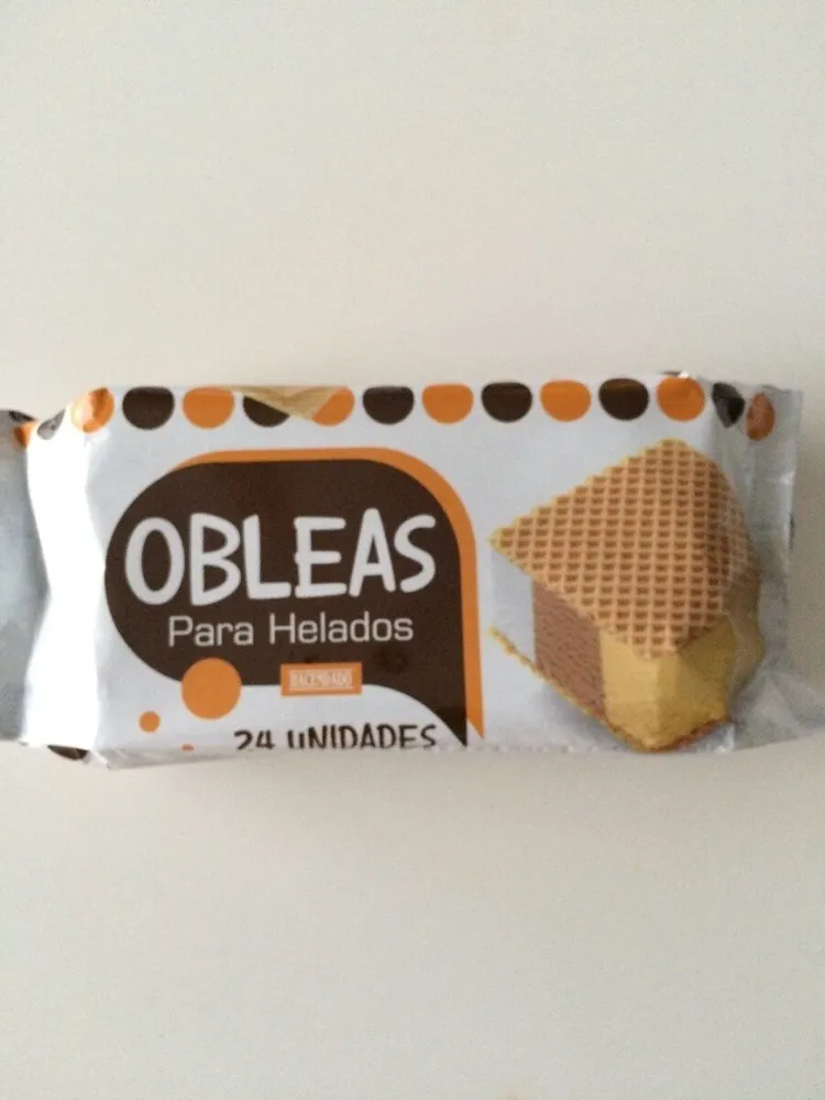 Obleas para helados