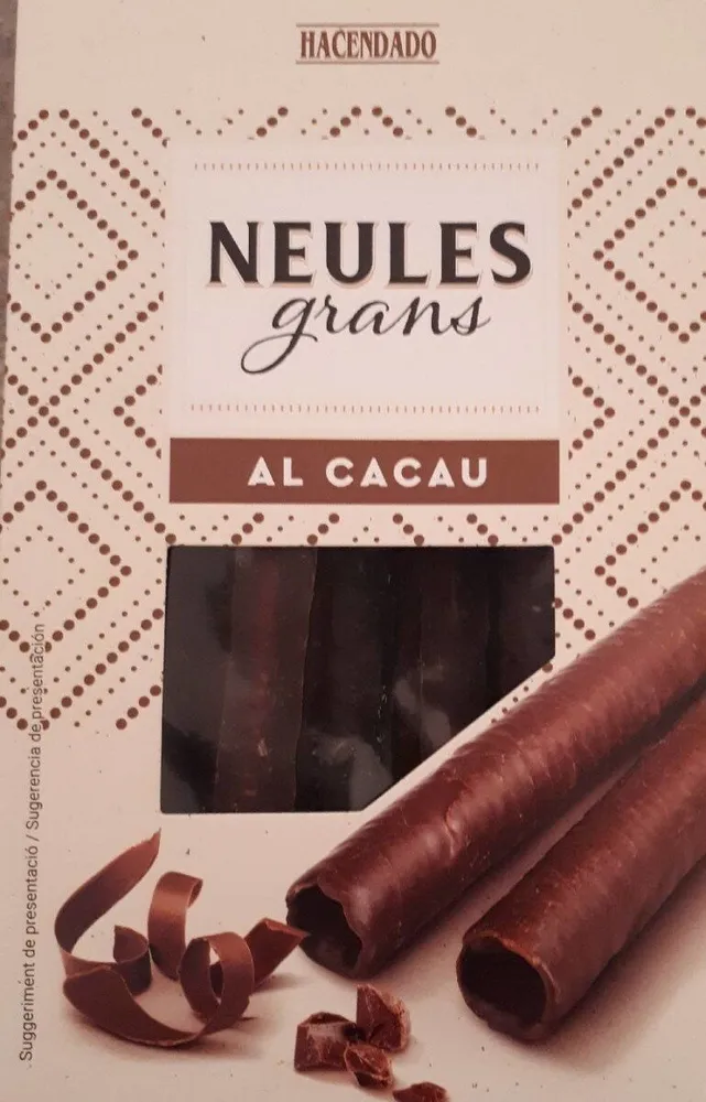 Neules grans al cacau