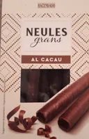 Neules grans al cacau