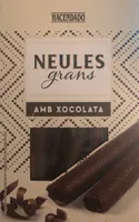 Neules grans amb xocolata
