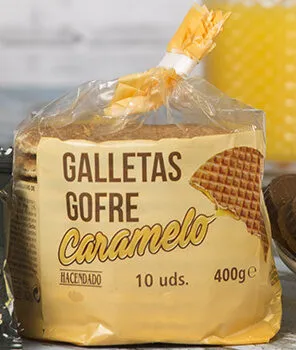 Galletas Gofre Caramelo