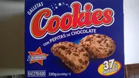 Cookies con pepitas de chocolate