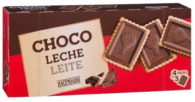 Galletas chocolate y leche