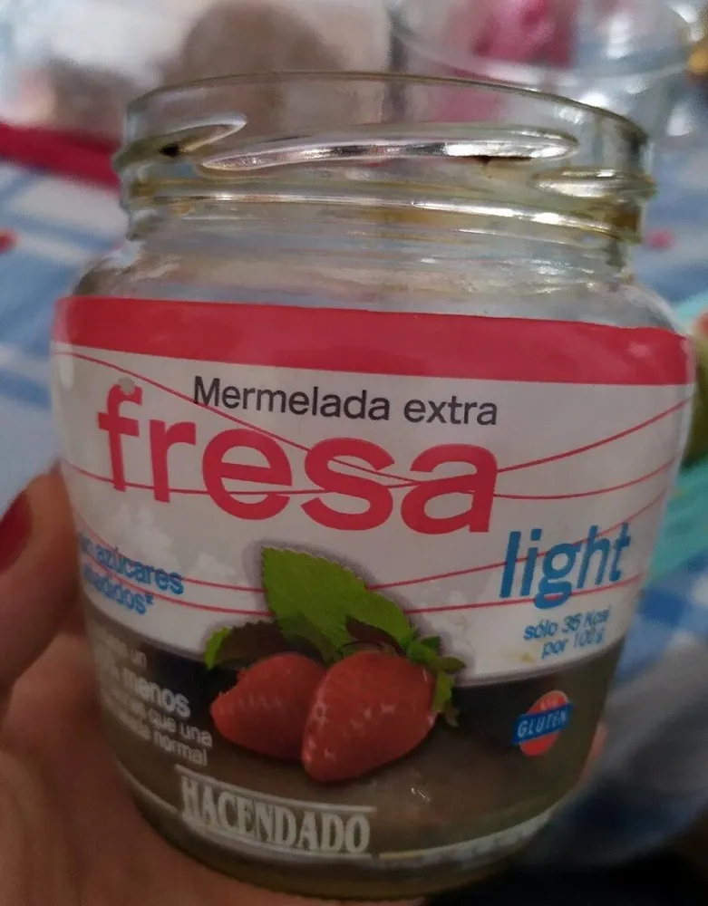 Mermelada extra de fresa light