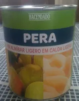 Pera en almíbar ligero