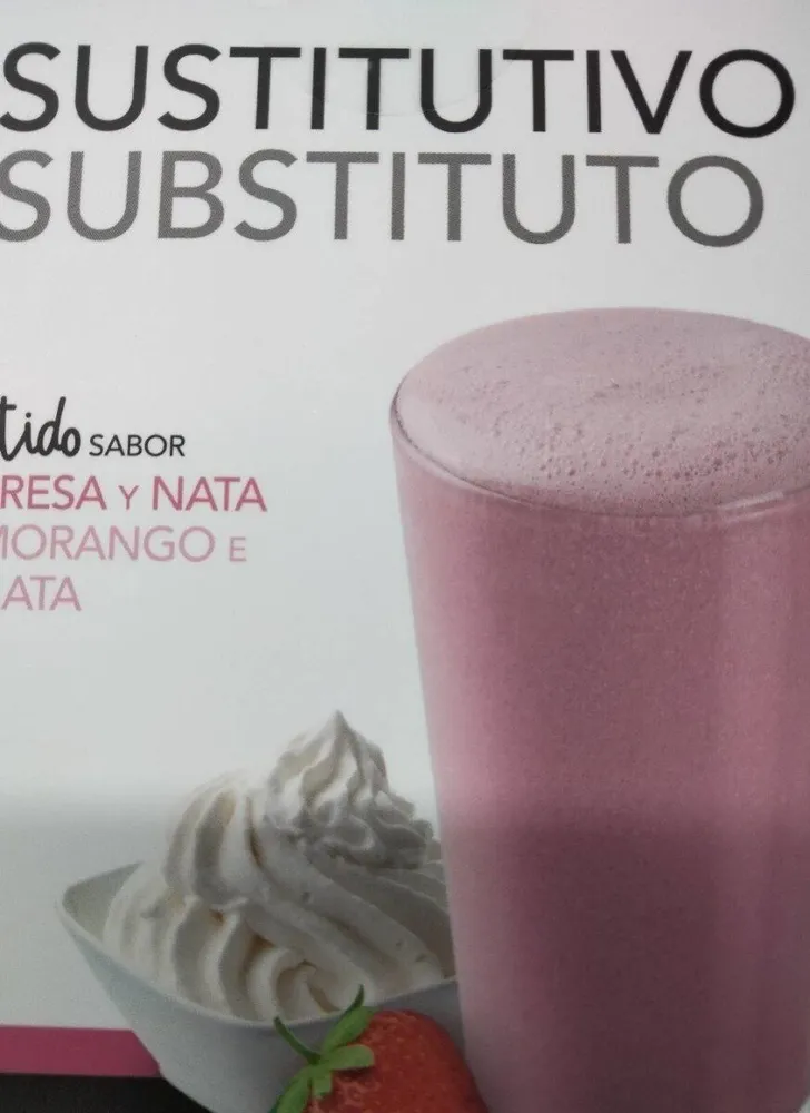 Sustitutivo fresa y nata