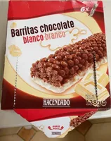 Barritas chocolate blanco