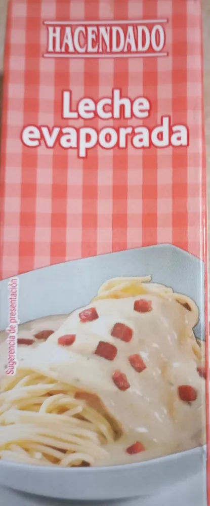 Leche evaporada