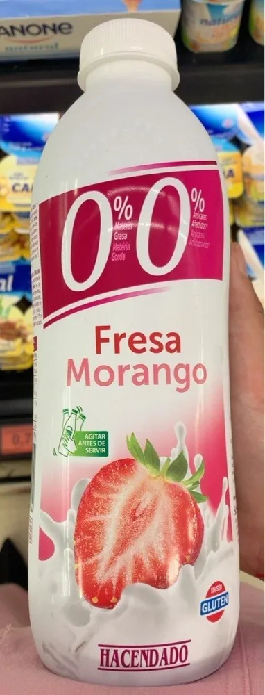 Yogur bebible fresa 0%